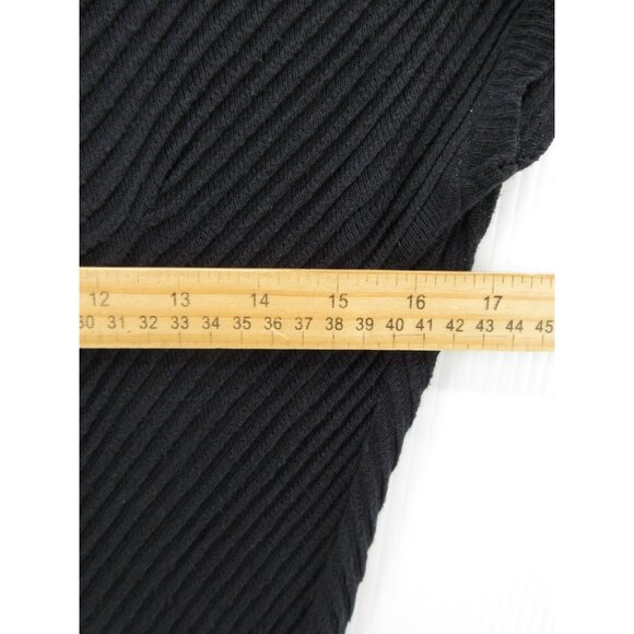 Alice Olivia Dress Medium Cashmere Blend Minimalist Asymmetrical Hem - Picture 5 of 10